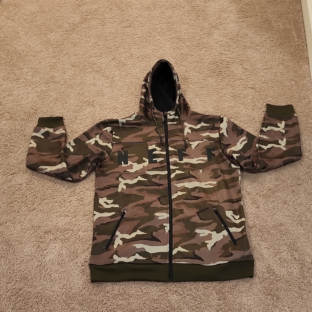 Neff comufliege men's hoodie.  Size L . NWOT